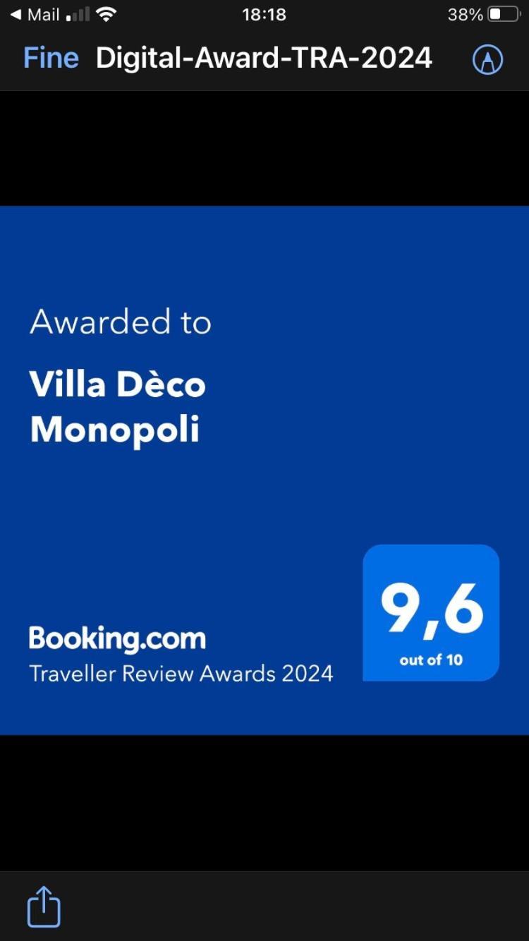 Villa Déco Monopoli Exterior foto